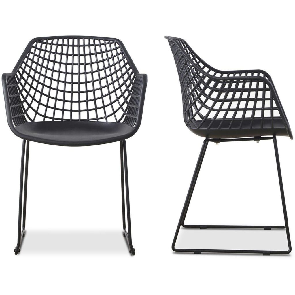 Honolulu Chair Black (Set of 2)