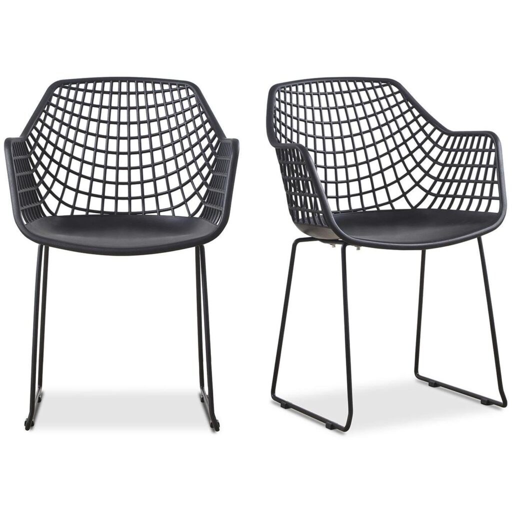 Honolulu Chair Black (Set of 2) - Image 2