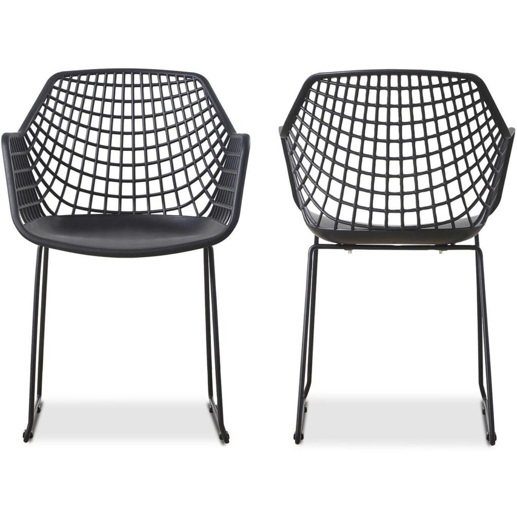 Honolulu Chair Black (Set of 2) - Image 3