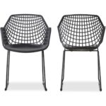 Honolulu Chair Black (Set of 2) 12 Honolulu Chair Black (Set of 2) QX-1007-02 QX 1007 02 82