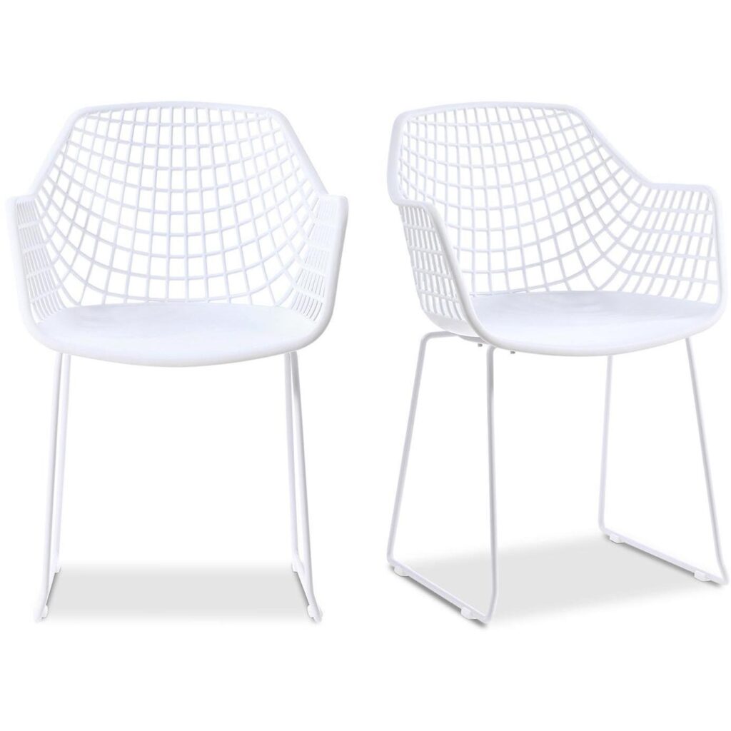 Honolulu Chair White (Set of 2) - Image 2