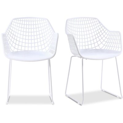 Honolulu Chair White (Set of 2) QX-1007-18 QX 1007 18 81