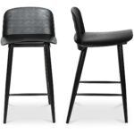 Looey Counter Stool Black (Set of 2) 11 Looey Counter Stool Black (Set of 2) QX-1008-02 QX 1008 02 81