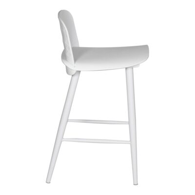 Looey Counter Stool White (Set of 2) QX-1008-18 QX 1008 18 02