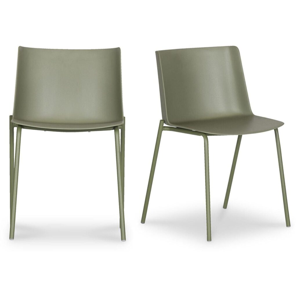 Silla Outdoor Dining Chair Sage Green (Set of 2) - Image 2