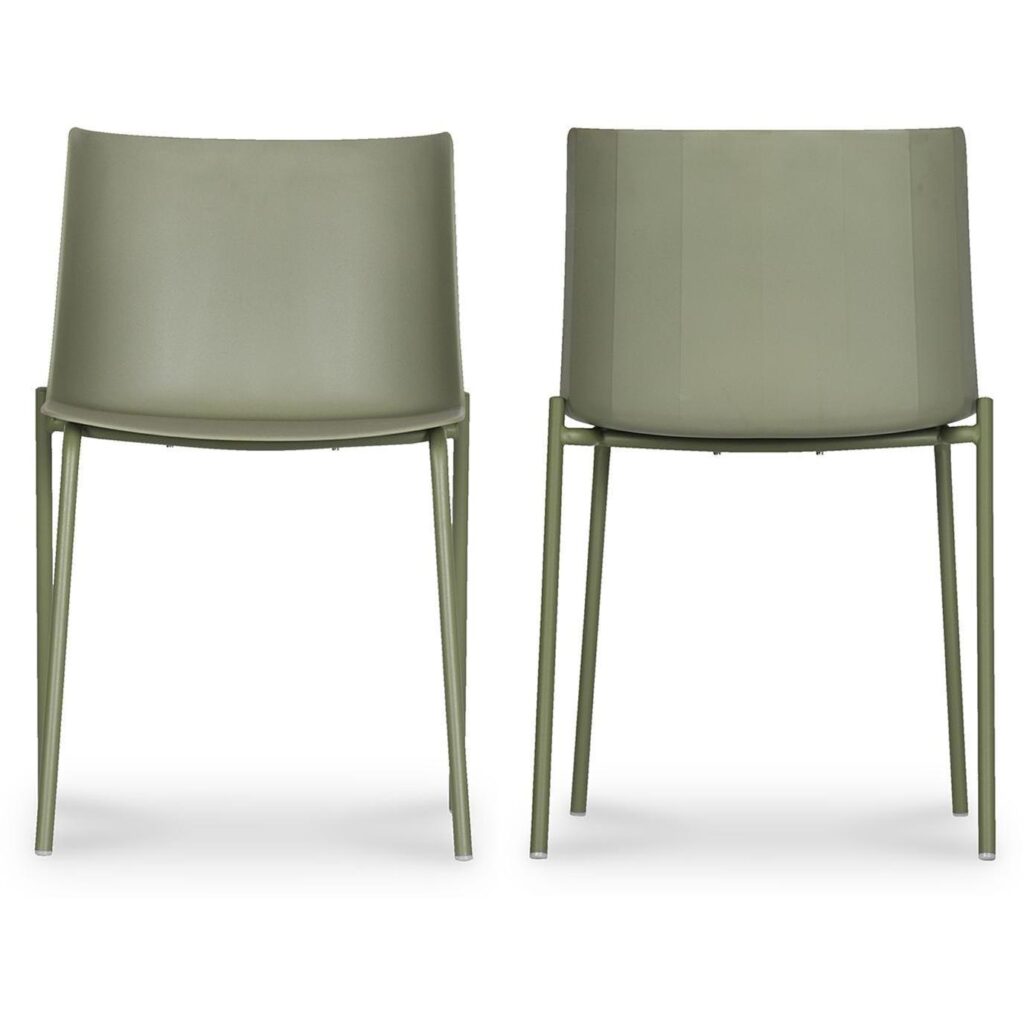 Silla Outdoor Dining Chair Sage Green (Set of 2) - Image 3