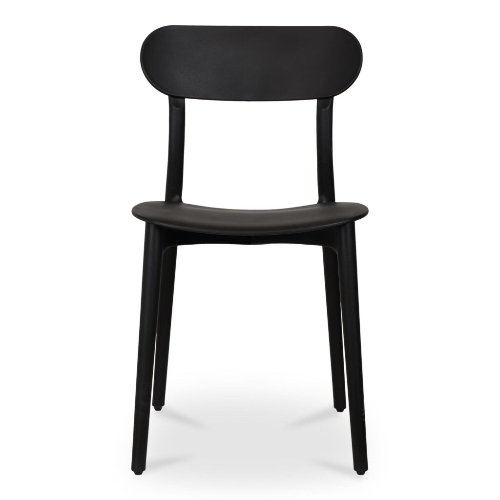 Kent Outdoor Dining Chair Black - Set Of Two - Image 3