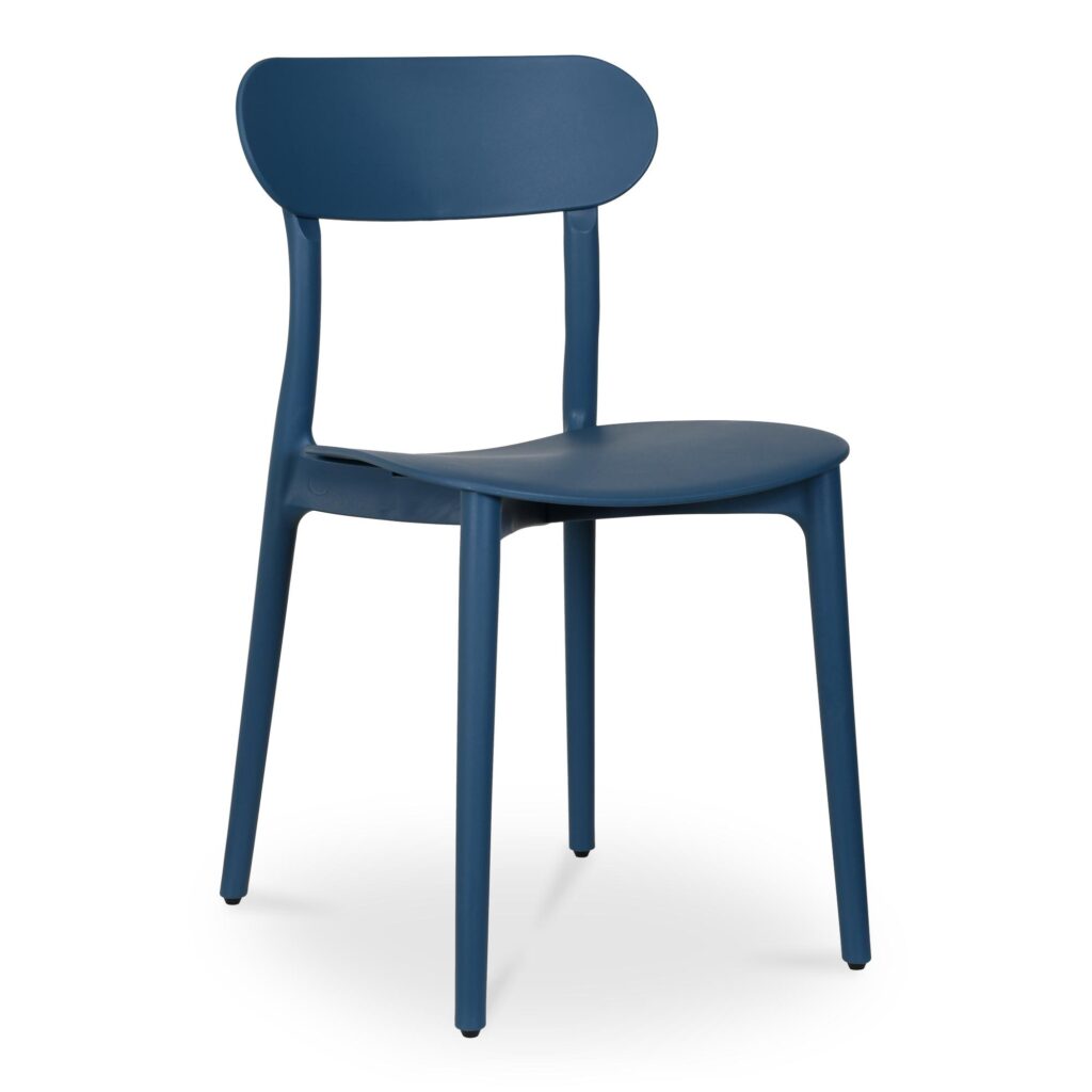 Kent Outdoor Dining Chair Navy - Set Of Two - Image 4