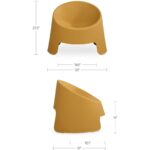 Nolla Outdoor Accent Chair Set of Two Yellow QX-1018-09 QX 1018 09 70 dim