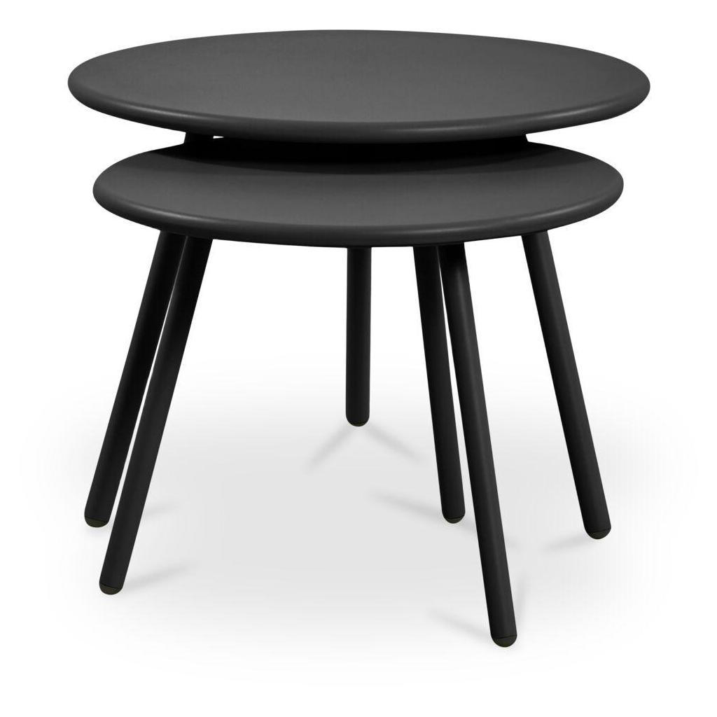 Kari Outdoor Nesting Coffee Table Black 3 Kari Outdoor Nesting Coffee Table Black - Image 3