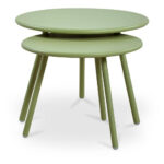Kari Outdoor Nesting Coffee Table Green 8 Kari Outdoor Nesting Coffee Table Green - Image 3