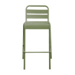 Kade Outdoor Bar Stool Green (Set of 2) - Image 2