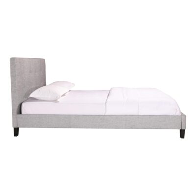 Eliza Queen Bed Light Grey Fabric RN-1020-29-0 RN 1020 29 02