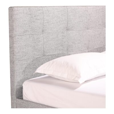 Eliza Queen Bed Light Grey Fabric RN-1020-29-0 RN 1020 29 04