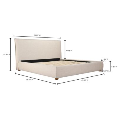 Luzon Queen Bed Wheat RN-1129-34-0 RN 1129 34 70