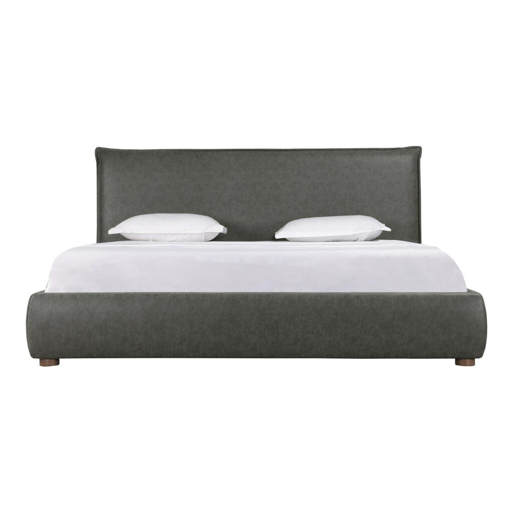 Luzon King Bed Slate Vegan Leather - Image 3