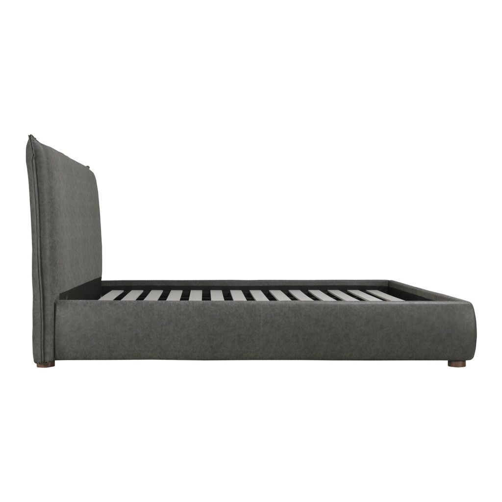 Luzon King Bed Slate Vegan Leather - Image 5