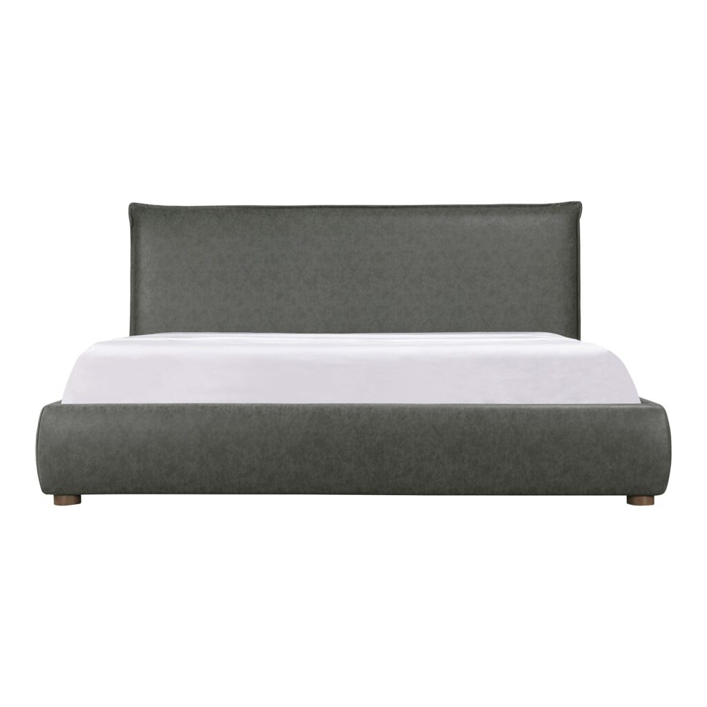 Luzon King Bed Slate Vegan Leather - Image 6