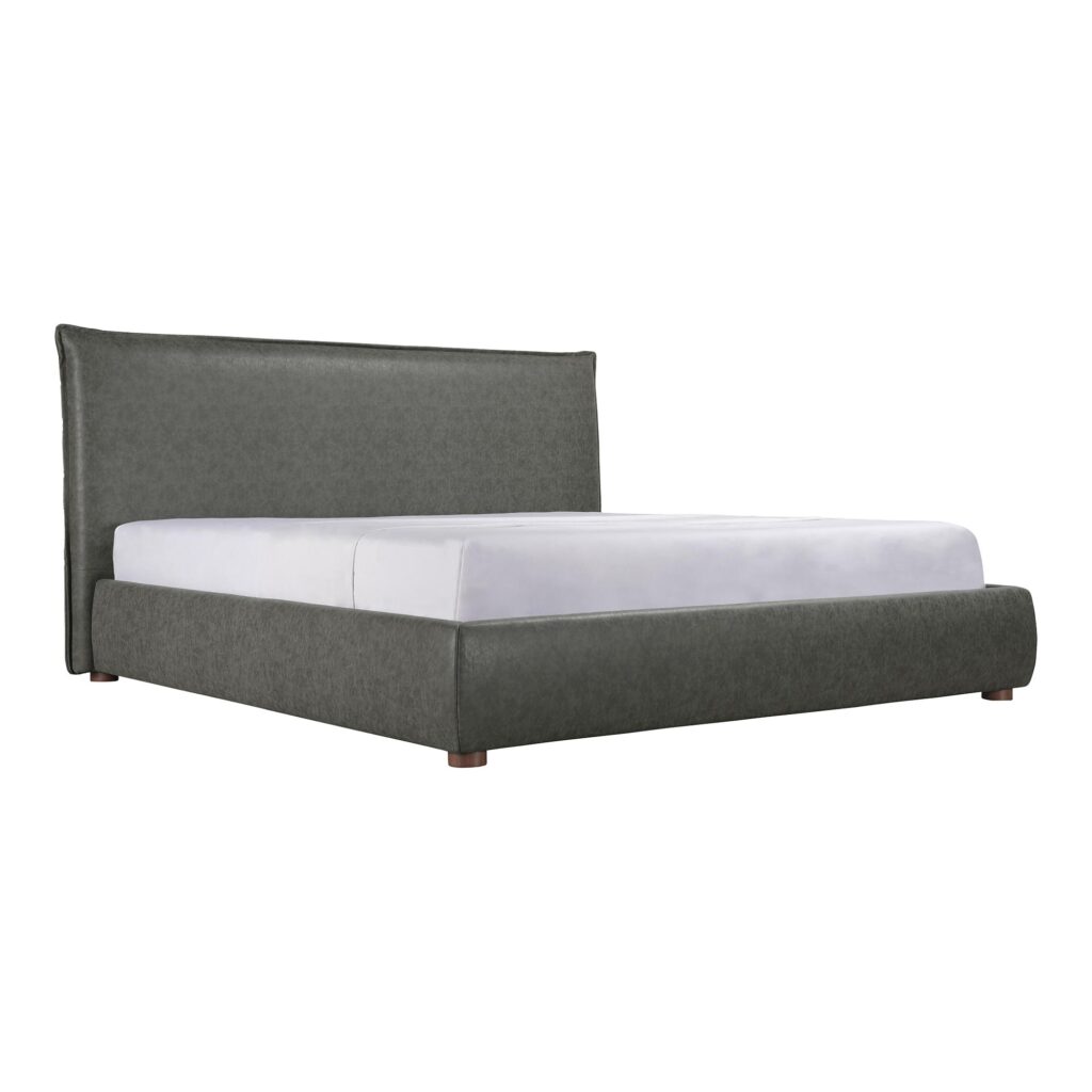 Luzon King Bed Slate Vegan Leather - Image 7