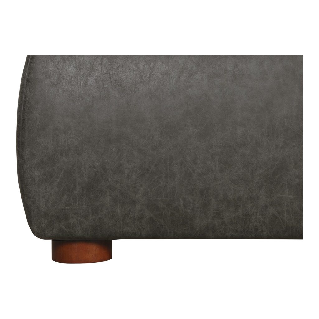 Luzon King Bed Slate Vegan Leather - Image 11