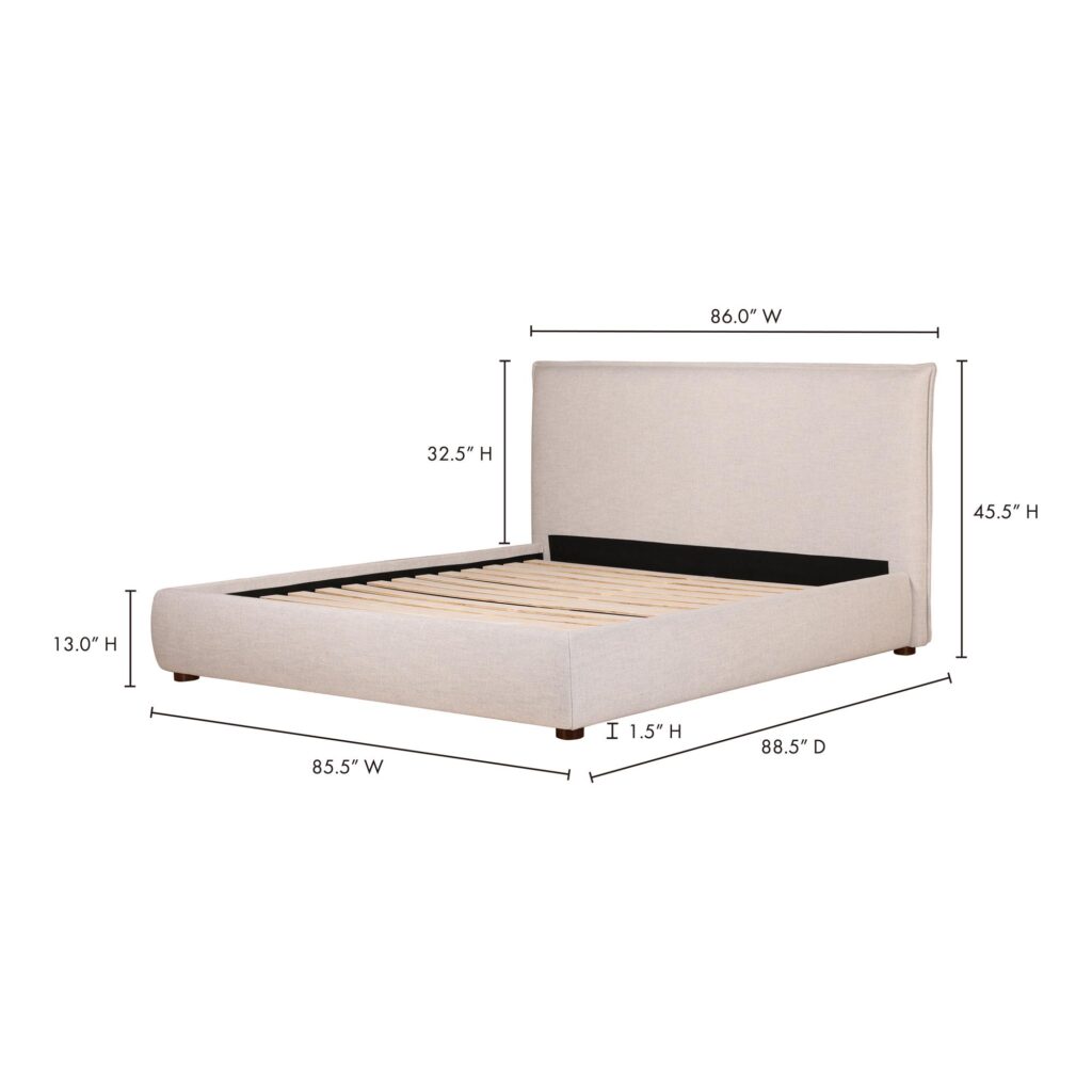 Luzon King Bed Light Grey - Image 18