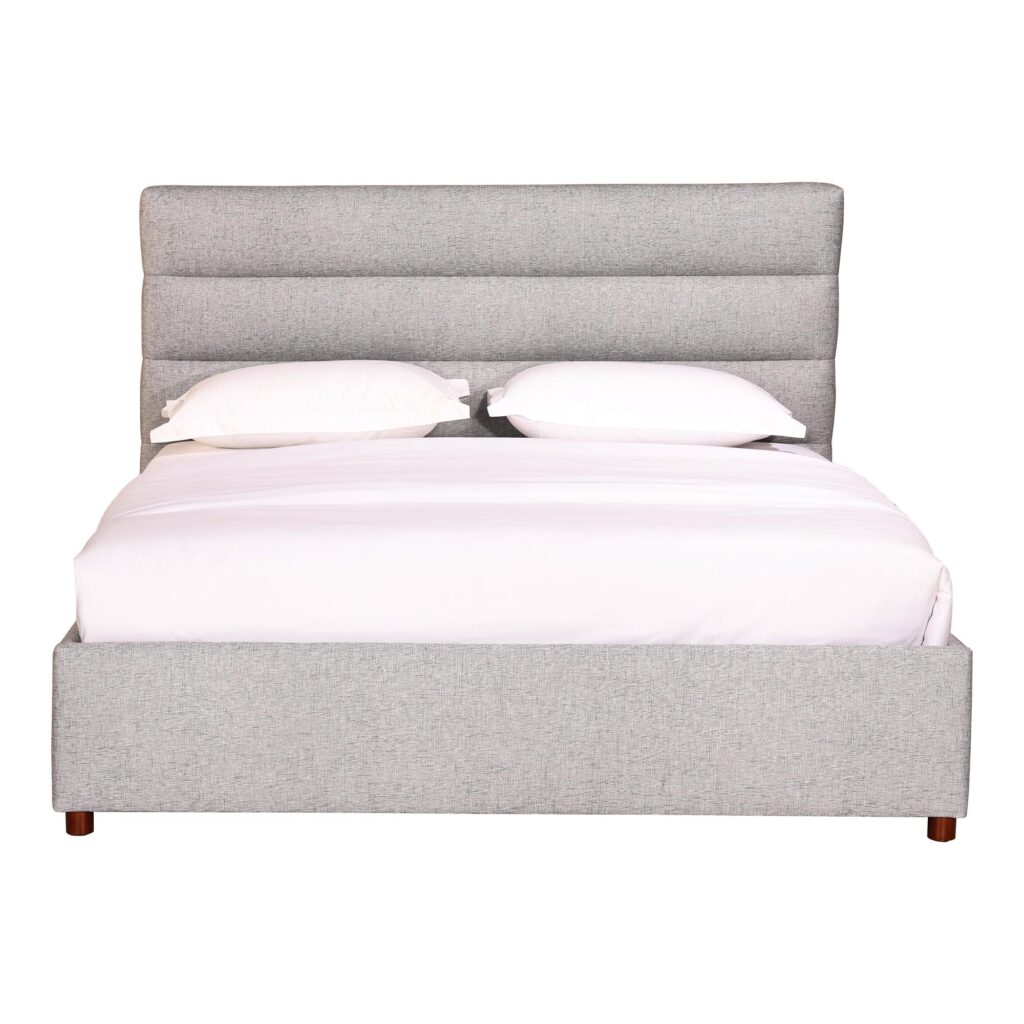 Takio Queen Bed Light Grey - Image 3