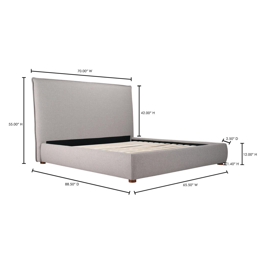 Luzon Queen Bed Tall Headboard - Image 14