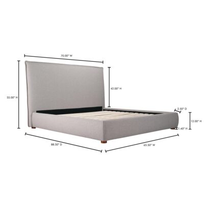 Luzon Queen Bed Tall Headboard RN-1148-15-0 RN 1148 15 70