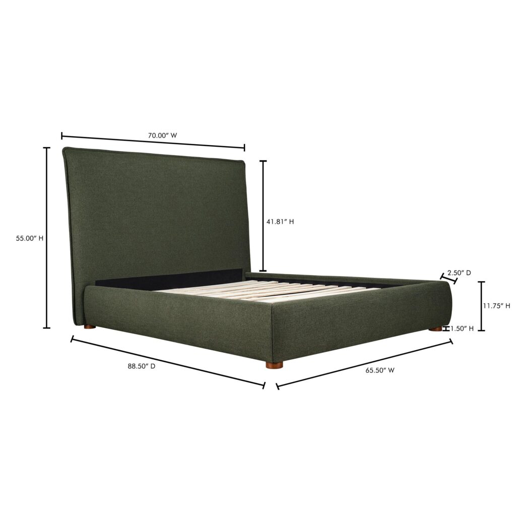 Luzon Queen Bed Tall Headboard - Image 14