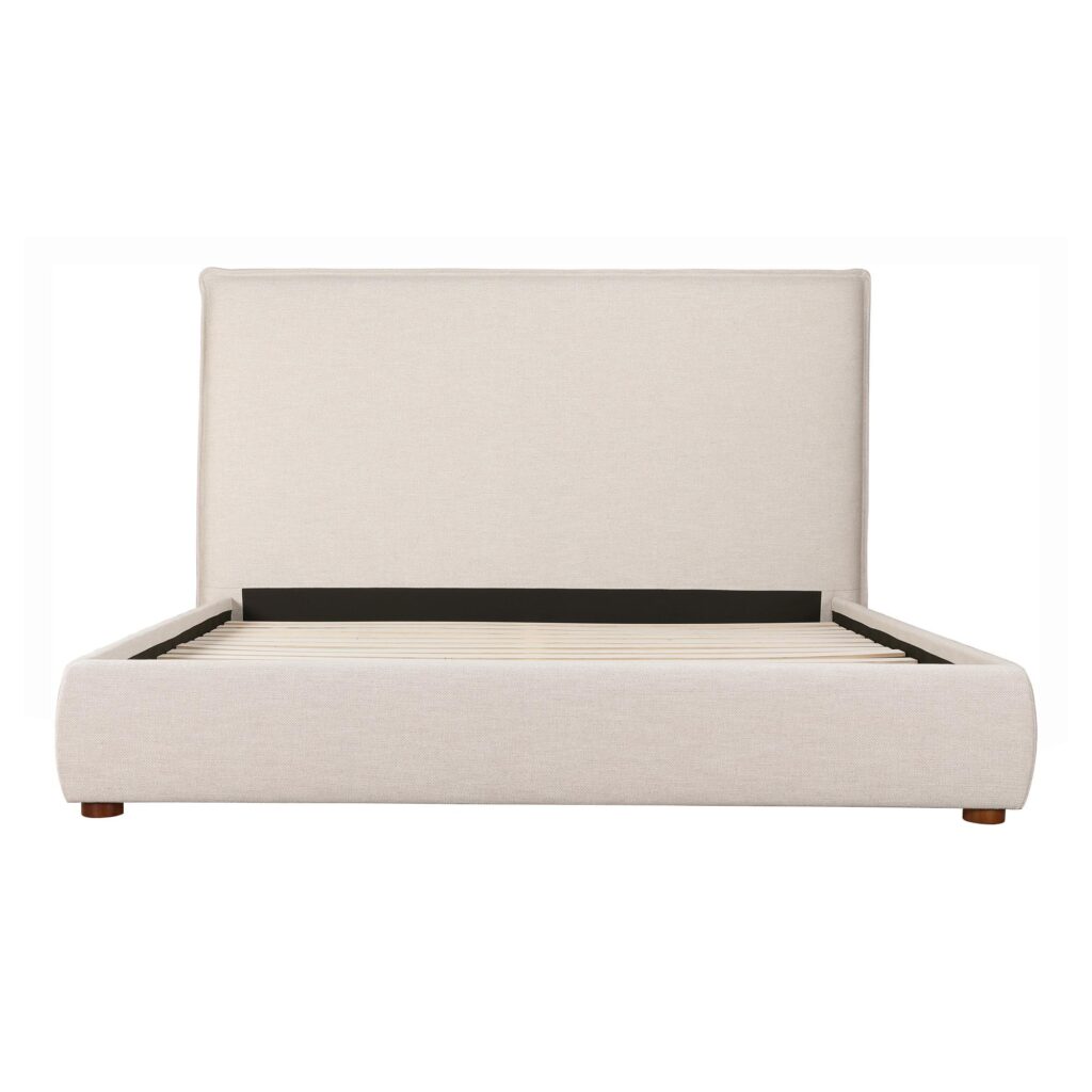 Luzon Queen Bed Tall Headboard Wheat - Image 2