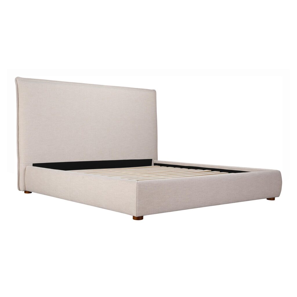 Luzon Queen Bed Tall Headboard Wheat - Image 4