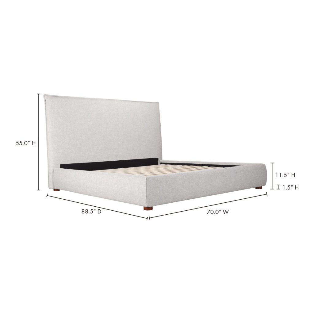 Luzon Queen Bed Tall Headboard - Image 13