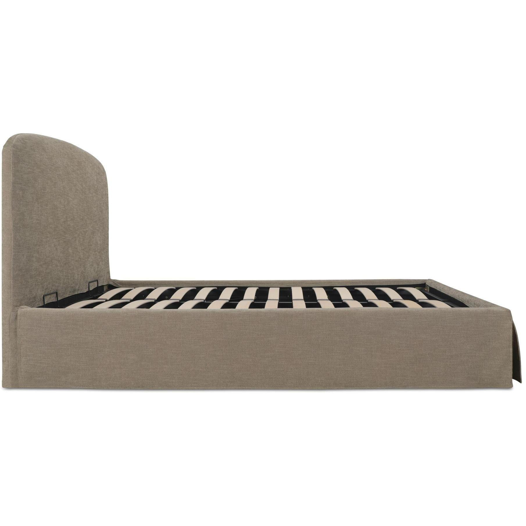 Joan King Storage Bed Light Taupe 3 Joan King Storage Bed Light Taupe - Image 3