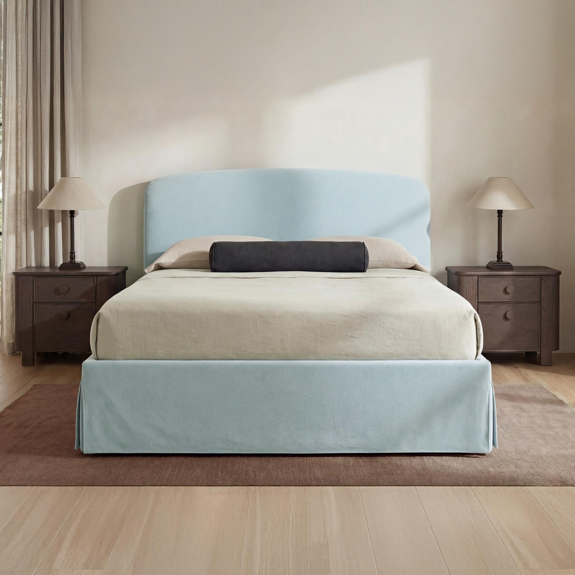 Joan King Storage Bed Light Blue 2 Joan King Storage Bed Light Blue - Image 2