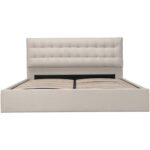 Sebastion King Storage Bed Cream RN-1154-05-0 RN 1154 05 0 Sebastion front shadsilo