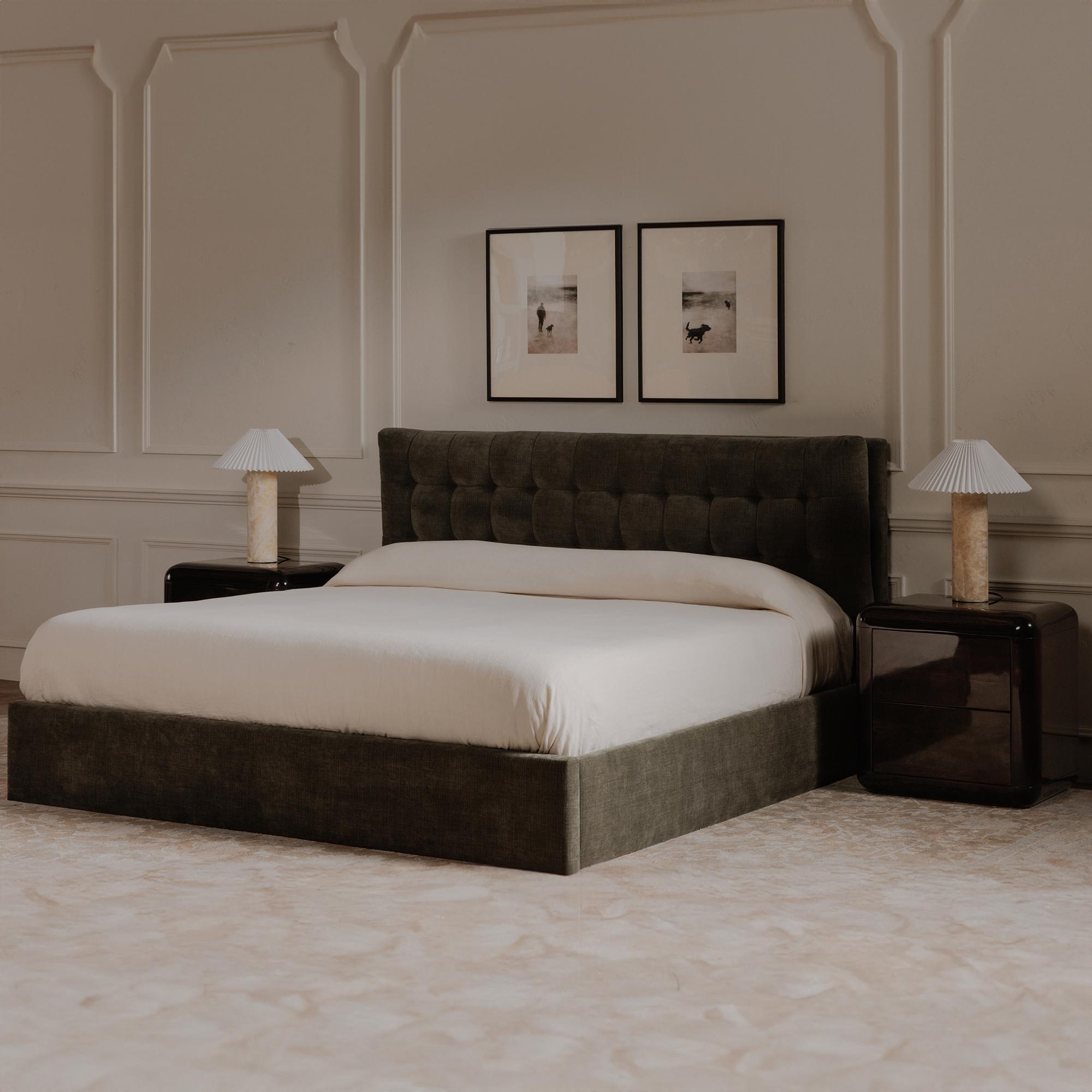 Sebastion King Storage Bed Green 9 Sebastion King Storage Bed Green - Image 9