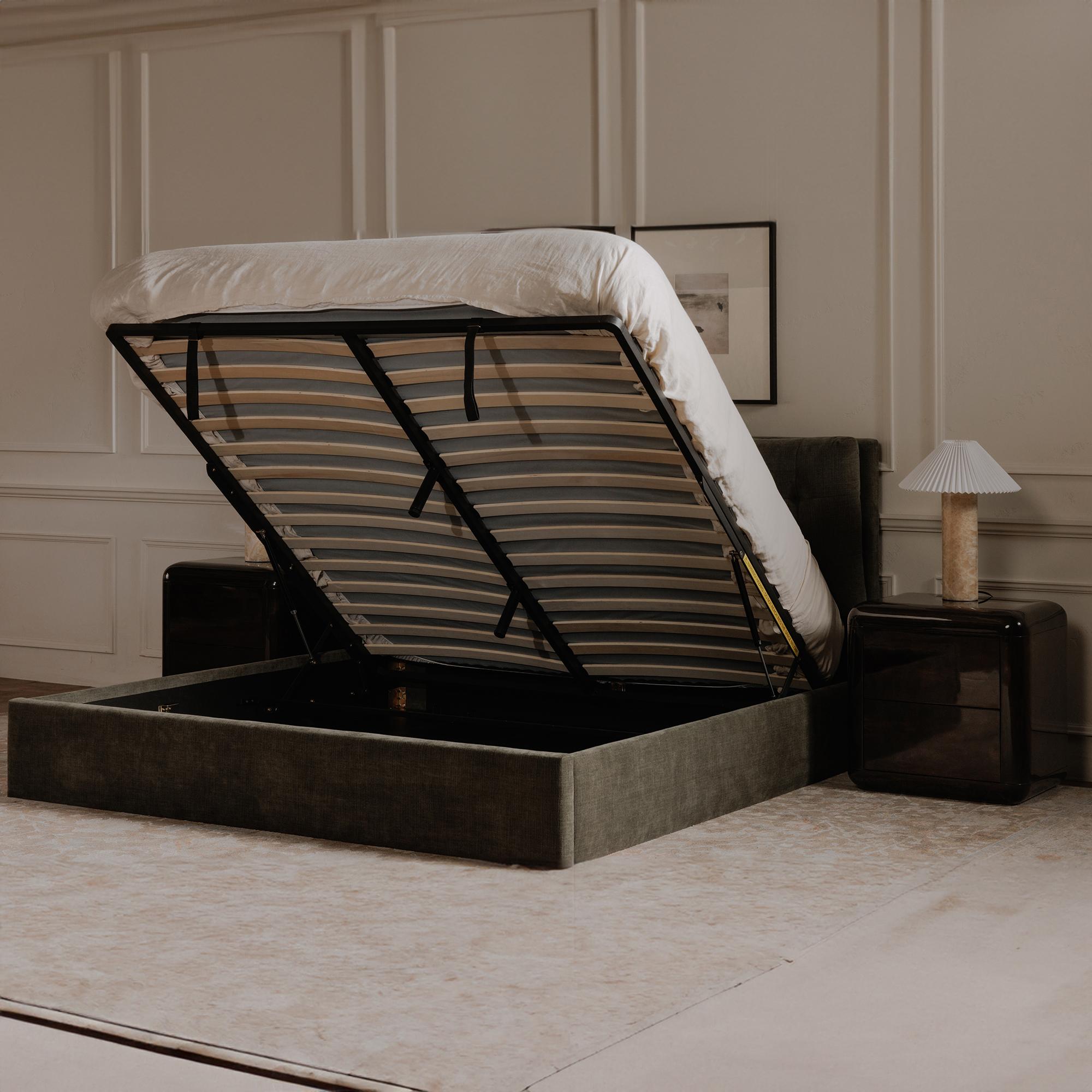 Sebastion King Storage Bed Green 10 Sebastion King Storage Bed Green - Image 10