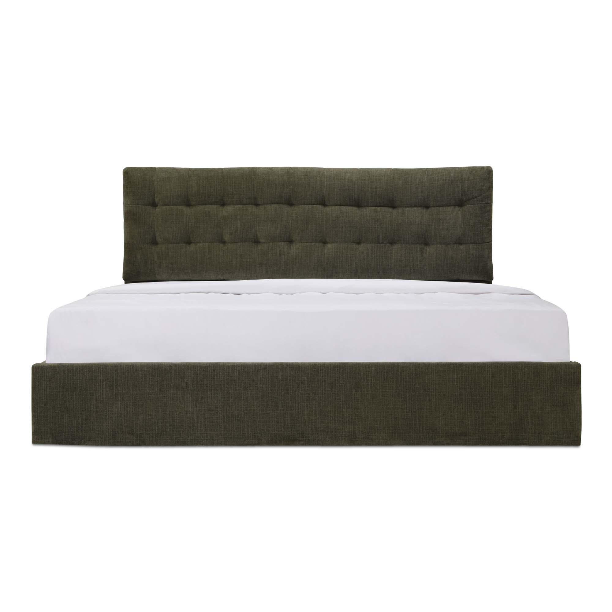 Sebastion King Storage Bed Green 1 Sebastion King Storage Bed Green