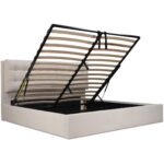 Sebastion Queen Storage Bed Cream RN-1155-05-0 RN 1155 05 0 Sebastion diagR open shadsilo