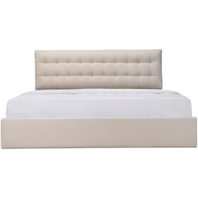 Sebastion Queen Storage Bed Cream