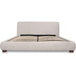 Beau King Storage Bed Speckled Light Grey RN-1156-29-0 RN 1156 29 0 Beau front shadsilo
