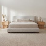 Beau Queen Storage Bed Speckled Light Grey RN-1157-29-0 RN 1157 29 0 00