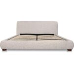 Beau Queen Storage Bed Speckled Light Grey RN-1157-29-0 RN 1157 29 0 Beau front shadsilo