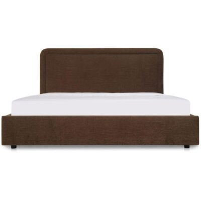 Simon Queen Storage Bed Brown