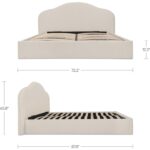 Maggie Queen Storage Bed Cream RN-1163-05-0 RN 1163 05 0 Maggie 70 dim