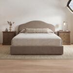 Maggie Queen Storage Bed Taupe RN-1163-39-0 RN 1163 39 0 00