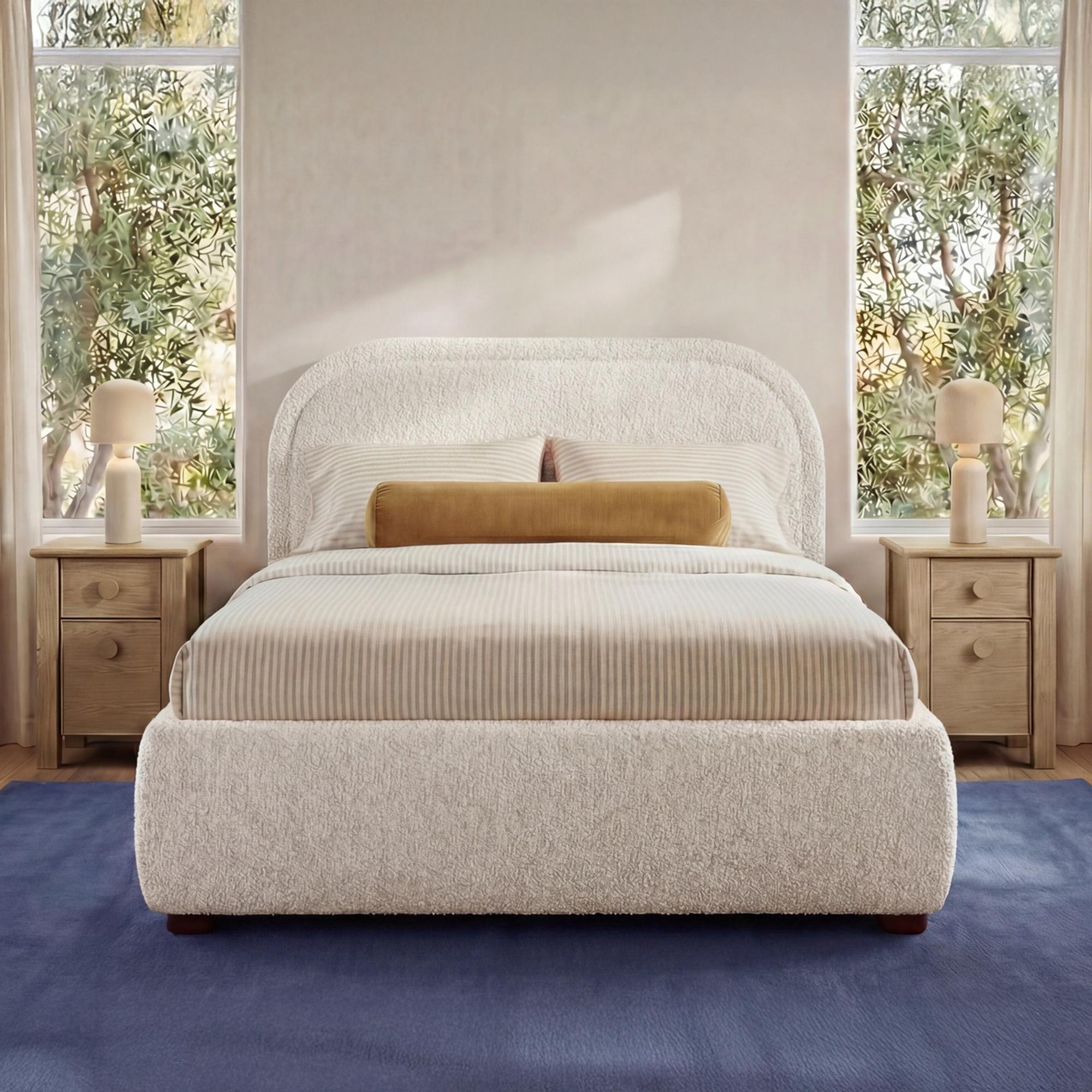 Colin Twin Bed Oatmeal 2 Colin Twin Bed Oatmeal - Image 2