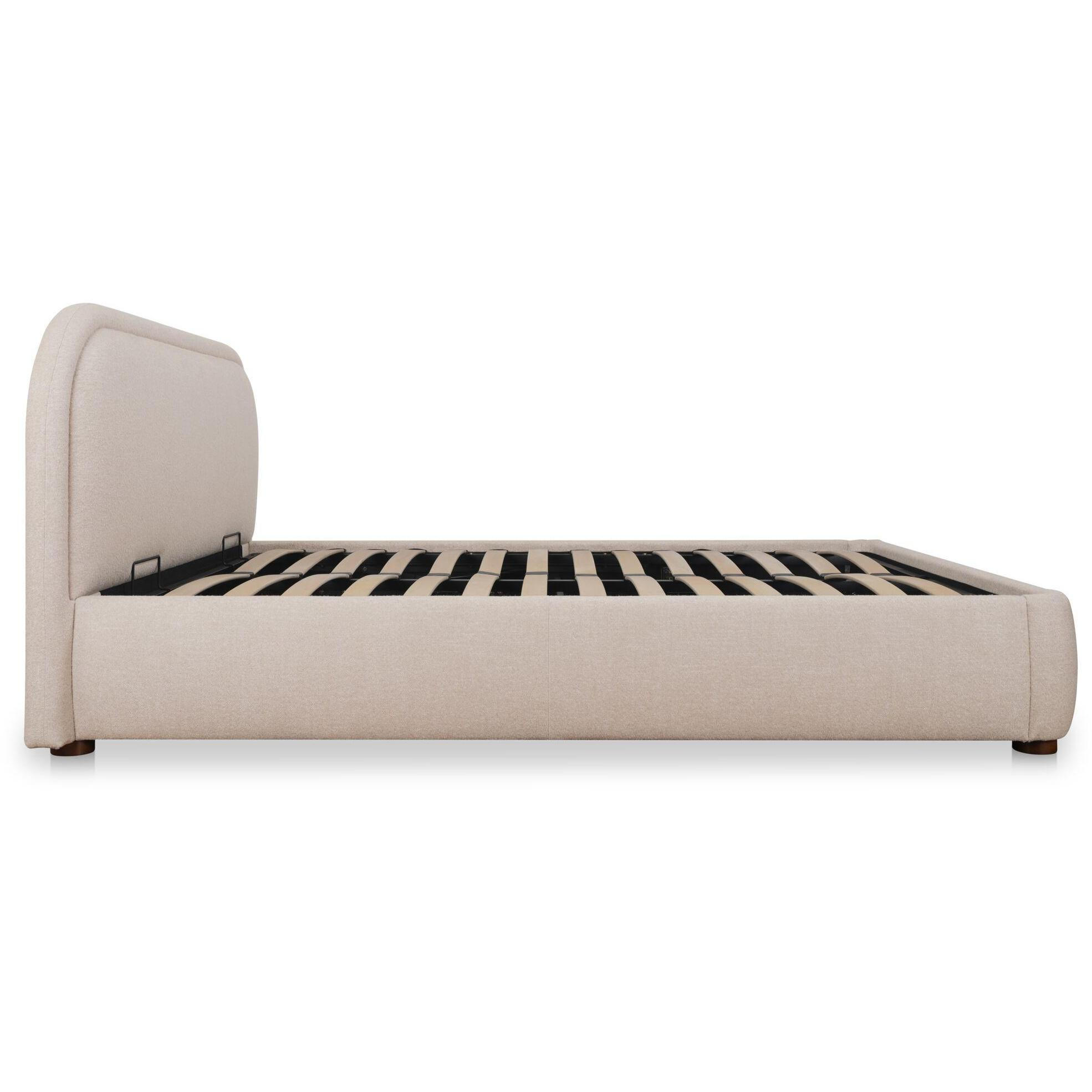 Colin King Storage Bed Light Brown 2 Colin King Storage Bed Light Brown - Image 2