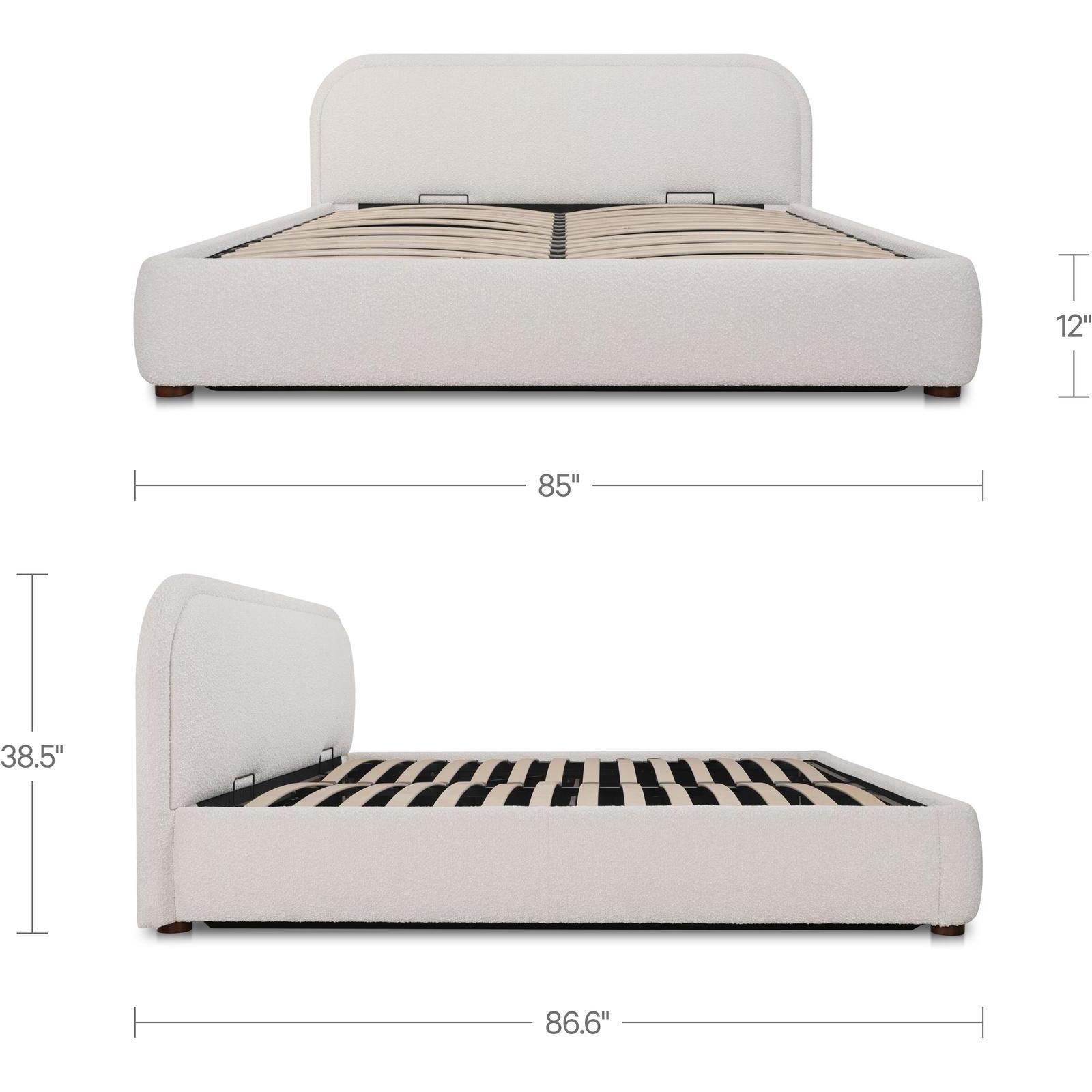 Colin King Storage Bed Oatmeal 3 Colin King Storage Bed Oatmeal - Image 3