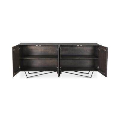 Brolio Sideboard Charcoal RP-1008-07 RP 1008 07 Brolio front open silo